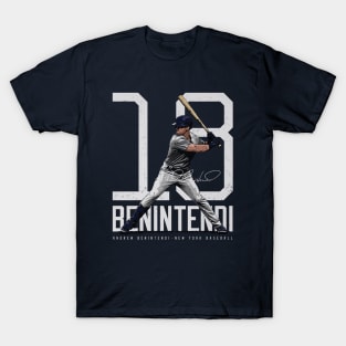 Andrew Benintendi New York Y Bold Number T-Shirt